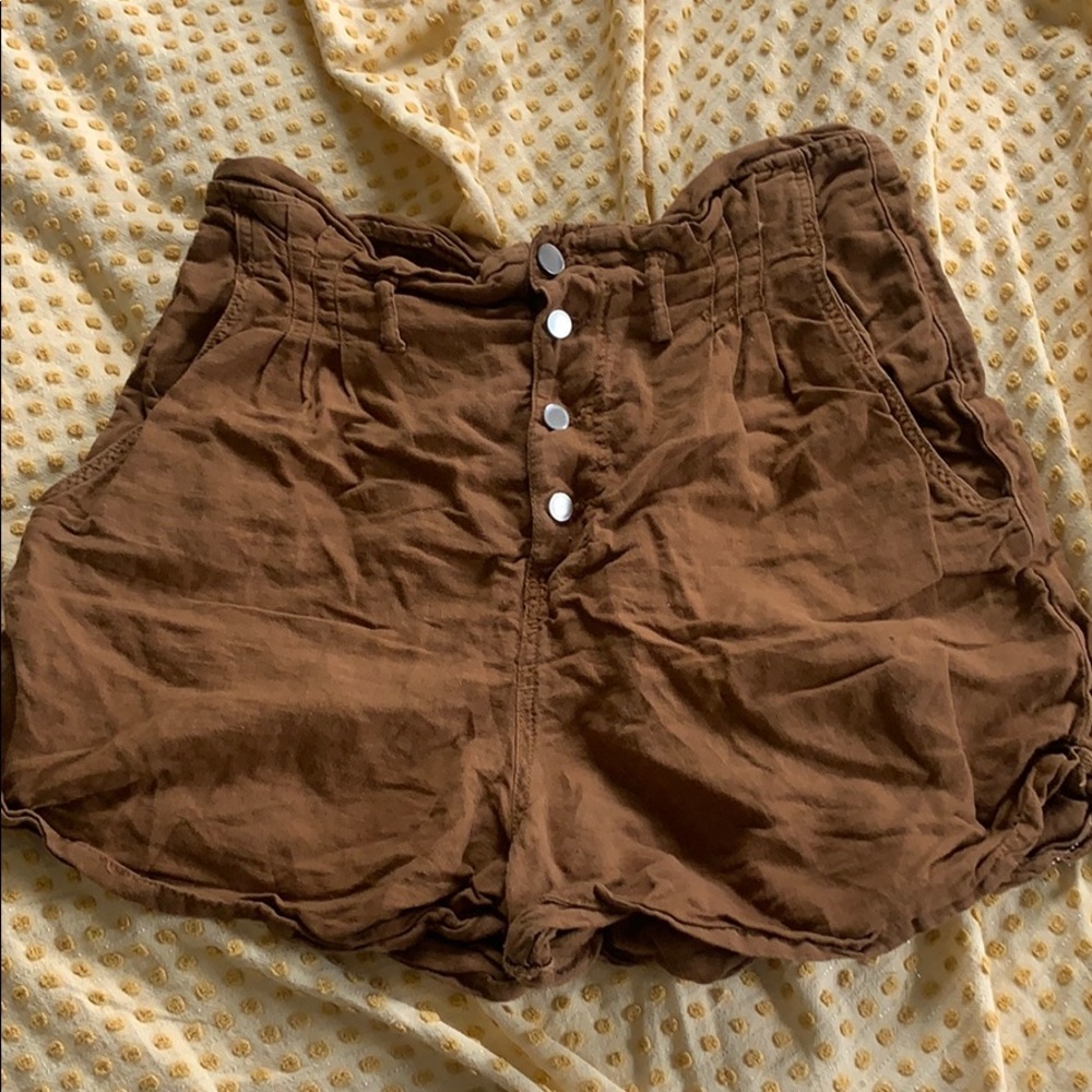 Zara linen style shorts